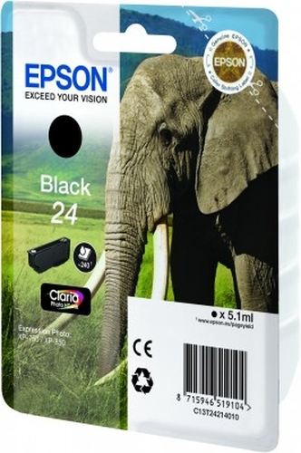 Original Epson 24 Photo Black Ink Cartridge - image 1