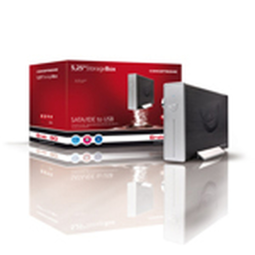 Conceptronic Grab’n’GO Storage Box 5.25 Melns 5.25
