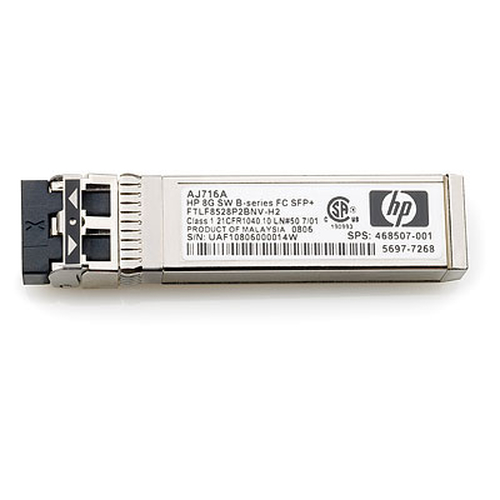 HP 8Gb Shortwave B-series Fibre Channel 1 Pack SFP+ Transceiver