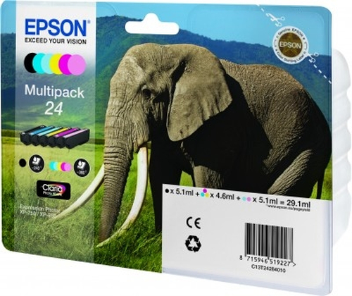 Original Epson 24 Multipack (B/C/M/Y/LC/LM) - image 1