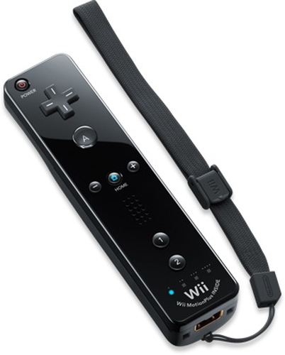 Nintendo Wii Remote Plus Melns Bluetooth sistēma Speciāls
