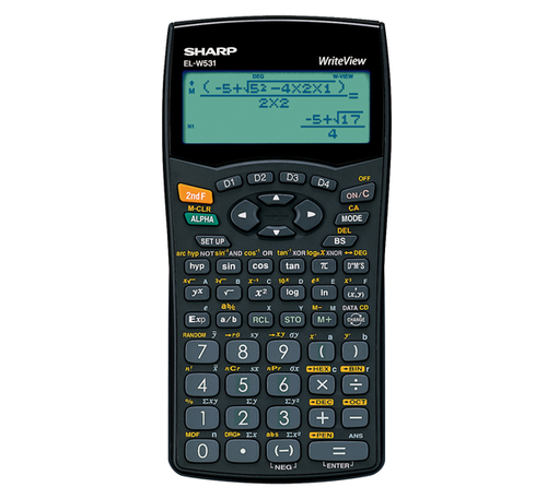 Sharp EL-W531B kalkulaator Tasku Teaduslik kalkulaator Hall