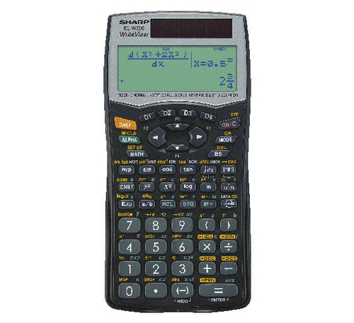 Sharp EL-W506B kalkulaator Tasku Teaduslik kalkulaator Hall