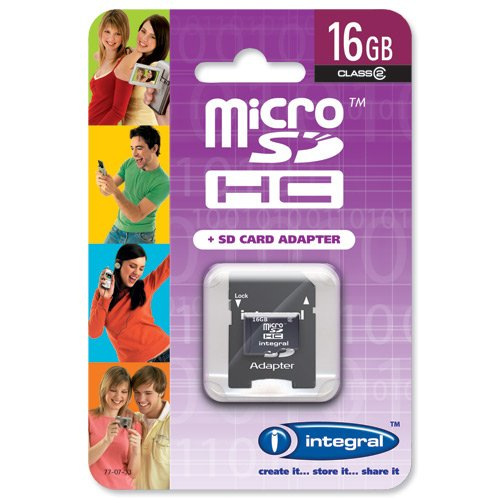 Integral 16GB microSDHC Klass 2