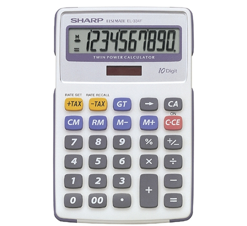 Sharp EL-334FB kalkulaator Tasku Tavaline kalkulaator Hall
