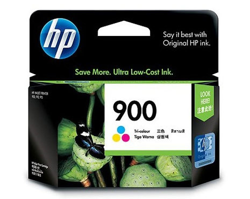 HP 900 Tri-color tindikassett 1 tk Originaal Standard Yield Tsüaan, Magenta, Kollane