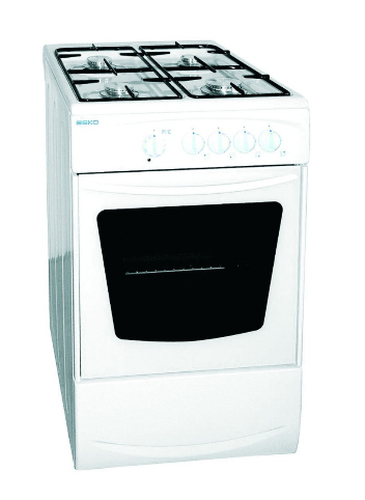 Beko BCE 5622 S virtuvas Pastatoma viryklė Elektrinis Dujinė Balta C