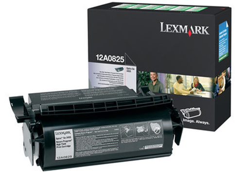 Lexmark - Negro - original - cartucho de tóner LRP - para Optra Se 3455 Se 3455n Se 3455N TR - 12A0825