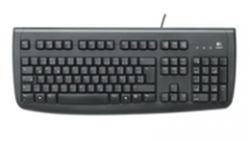 Logitech Deluxe 250 Keyboard Black, DE 10pk klaviatuur PS/2 Must