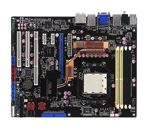 ASUS M3N WS emaplaat Pistikupesa AM2 ATX