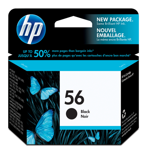 HP 56 Black tindikassett 1 tk Originaal Must