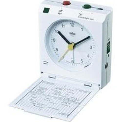 Braun BNC 005 Kvarts äratuskell Valge