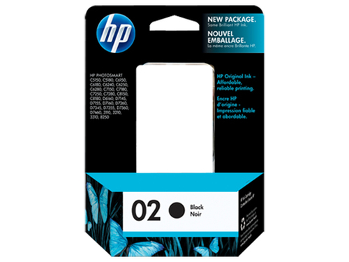 HP 02 Black tindikassett 1 tk Originaal Must