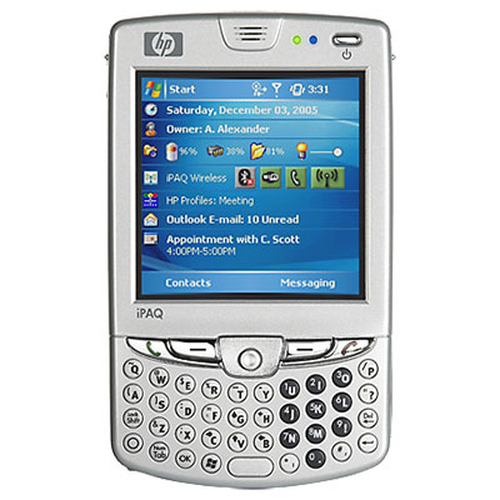 HP iPAQ hw6940 - Teléfono inteligente - RAM 64 MB - miniSD slot - pantalla LCD - 3 - 240 x 240 píxeles - FA744AA