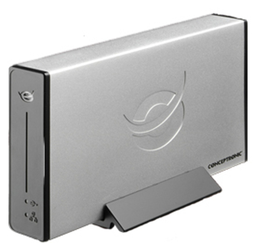 Conceptronic Grab’n’GO Network LAN Hard Drive 1TB väline kõvaketas 1,02 TB Hõbe