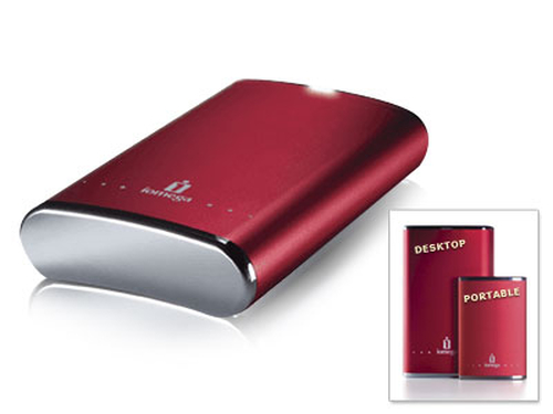 Iomega 1TB USB 2.0 väline kõvaketas Punane