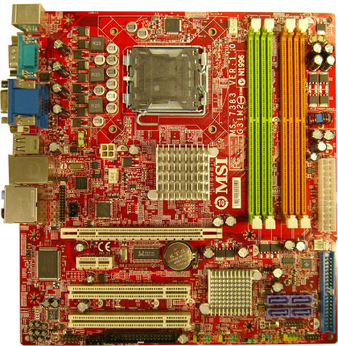 MSI G31M2 V1 LGA 775 (Socket T) Mikro ATX