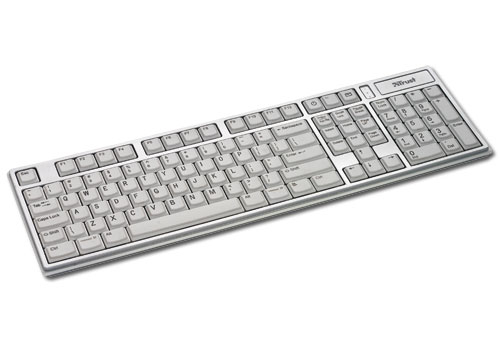 Trust Slimline Design Keyboard for Mac, UK klaviatuur USB QWERTY