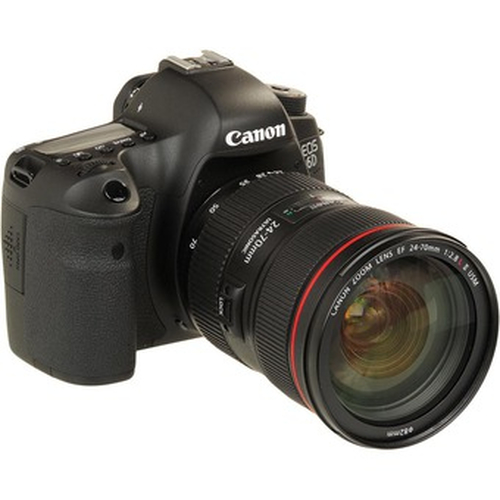 Canon EOS 6D + EF 24-70mm SLR-kaamera komplekt 20,2 MP CMOS 5472 x 3648 pikslit Must
