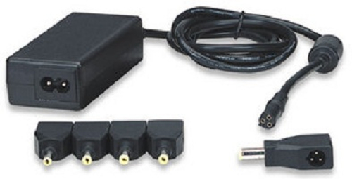 Adaptador Manhattan Mini Corriente para Laptop 40W Color Negro - 101622