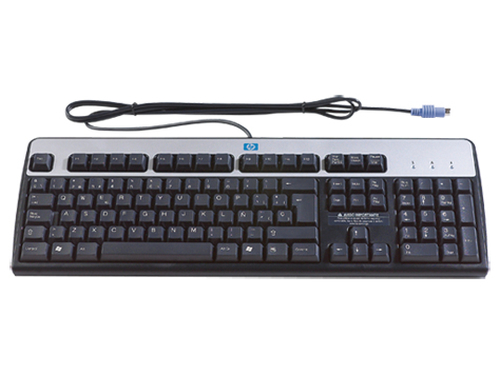 HPE Standard - Teclado - PS/2 - Latinoamérica - plata carbonizado - DT527A