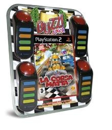 Sony Buzz! Junior: Ace Racers - Bundle, PS2 Inglise keel, Itaalia PlayStation 2