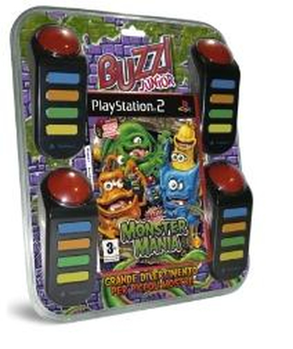 Sony Buzz! Junior: Monster Rumble - Bundle, PS2 Inglise keel, Itaalia PlayStation 2