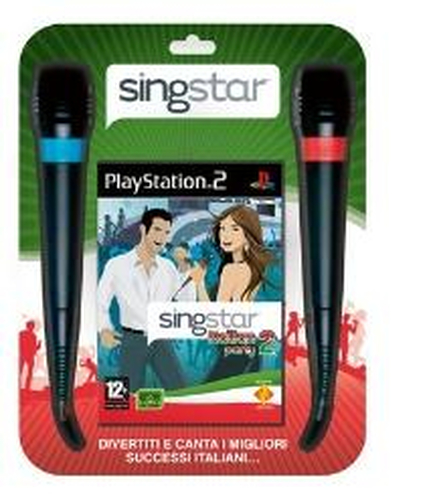 Sony Singstar: Italian Party 2 - Bundle, PS2 Inglise keel, Itaalia PlayStation 2