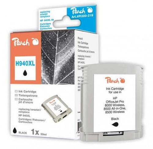 Peach PI300-219 tindikassett 1 tk Must