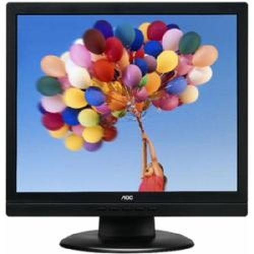 712S AOC 712S - Monitor LCD - 17 - 1280 x 1024 75 Hz - 300 cd/m² - 6001 - 5 ms - VGA - negro