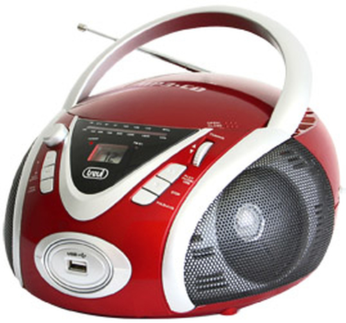 Trevi CMP 542USB Analoog 6 W AM, FM Punane, Valge MP3 taasesitus