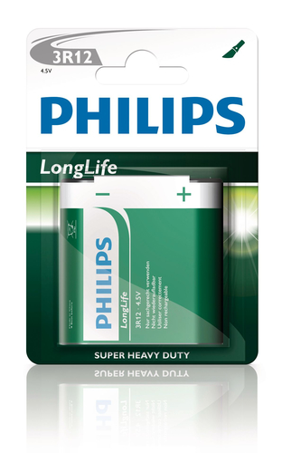 Philips LongLife 3R12L1B/97 majapidamispatarei Ühekordne patarei Tsinksüsinik