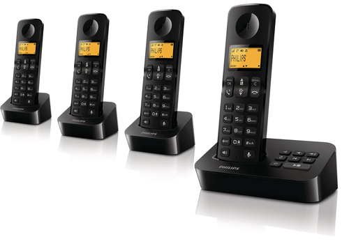 Philips D2054B/FR telefon Digitaalse juhtmeta tehnoloogia (DECT)