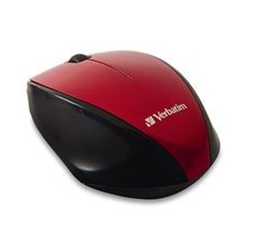 Mouse VERBATIM Inalambrico BlueLED - Rojo 97995 - 97995