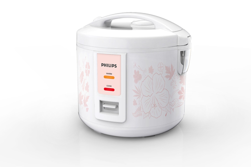 Philips Daily Collection HD3016/01 riisikeetja 1,5 l 650 W Roosa, Valge