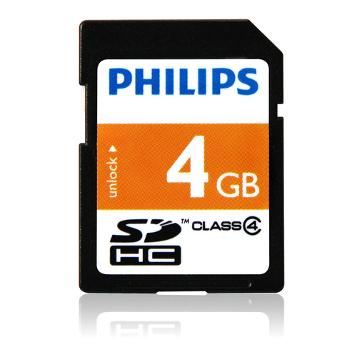 Philips FM04SD35B/27 mälukaart 4 GB SDHC Klass 4