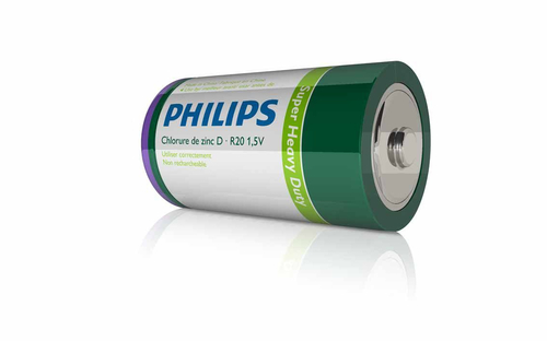 Philips Super Heavy Duty R20L2D/27 majapidamispatarei Ühekordne patarei D Tsinksüsinik