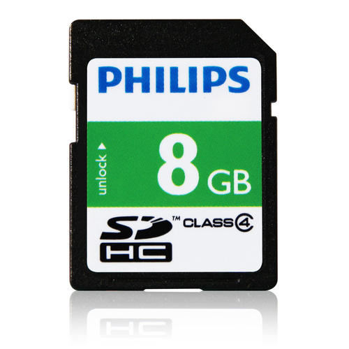 Philips FM08SD35B/27 mälukaart 8 GB SDHC Klass 4