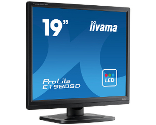 iiyama ProLite E1980SD PC lamekuvar 48,3 cm (19) 1280 x 1024 pikslit LED Must