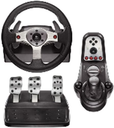 Logitech G25 Must, Hõbe USB 2.0 Juhtpult + pedaalid