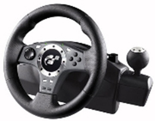 Logitech Driving Force Pro Must, Hõbe USB 2.0 Rool Analoog/digitaal Playstation 2