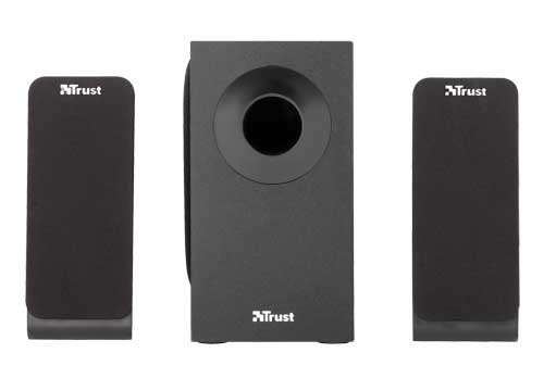 Trust SoundForce 2.1 Pro UK skaļruņu komplekts 24 W Pelēks 2.1 kanāli