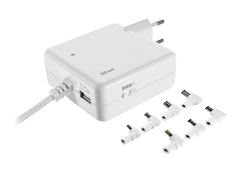 Trust 18822 Ladegerät für Mobilgeräte Universal Weiß AC Drinnen
