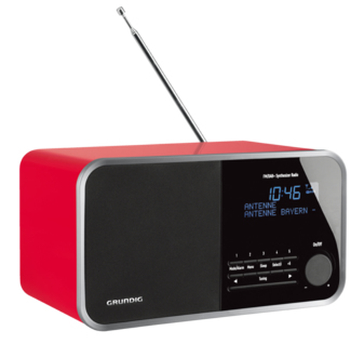 Grundig TR 2200 DAB+ Kaasaskantav Punane