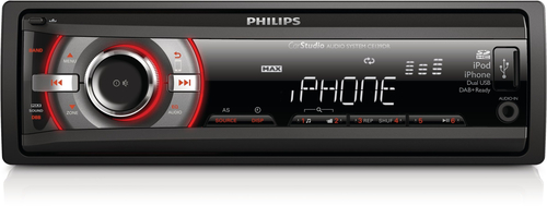 Philips CarStudio CE139DR/05 autoraadio Must 200 W