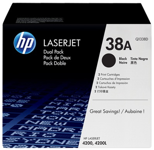 HP 2 x Q1338D toonerikassett 2 tk Originaal Must