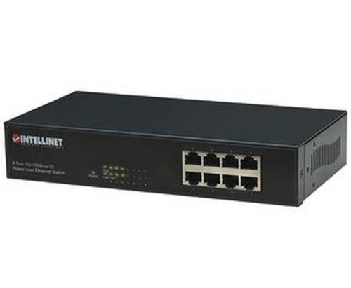 SWITCH 8 PTOS 4POE /4 STD P/ESCRITORIO 10/100 MBPS INTELLINET 560757 - 560757