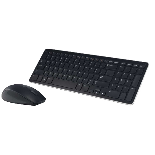 DELL KM713 klaviatuur Hiir kaasa arvatud Kodu QWERTY Must
