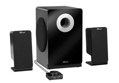 Trust SoundForce Presto 2.1 UK skaļruņu komplekts 42 W Melns 2.1 kanāli