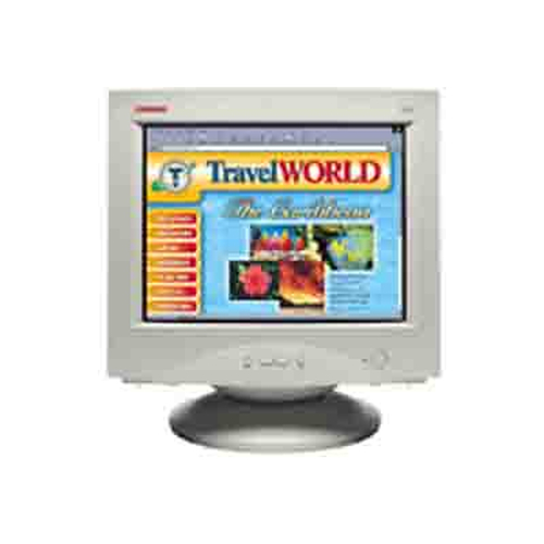 HP S510 monitors, CRT 38,1 cm (15) 1024 x 768 pikseļi